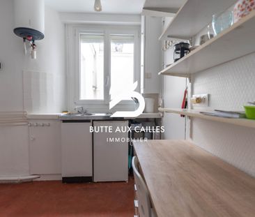 ALESIA - CHAMBRE DE SERVICE MEUBLE (9,15 m2) - CALME ET LUMINEUX - Photo 5