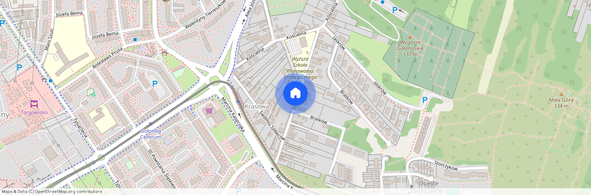 ul. Działki, Górka Gołonoska, Gołonóg Wschodni, Dąbrowa Górnicza, śląskie