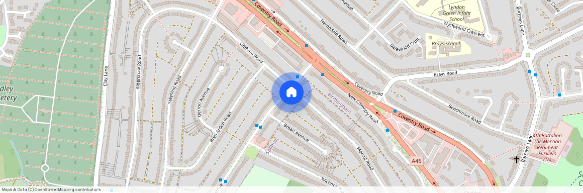 Gilbertstone Avenue, Birmingham, South Yardley, B26
