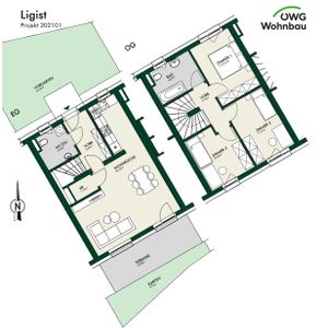 Sonnige - 4-Zimmer-Maisonette mit Terrasse und Privatgarten - Photo 2