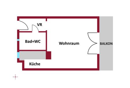 IM HERZEN VON NUSSDORF: Single Apartment mit Balkon I Erstbezug nach Renovierung I Heurigennähe I Nussdorfer Weinberge - Photo 5