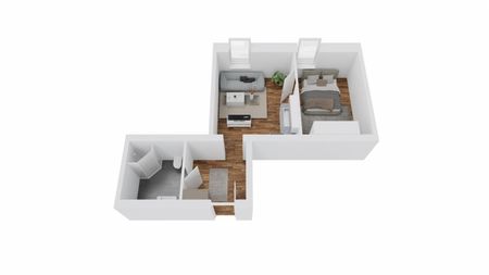 Neubau-Wohnung mit moderner Küchenzeile und Badewanne - Photo 2