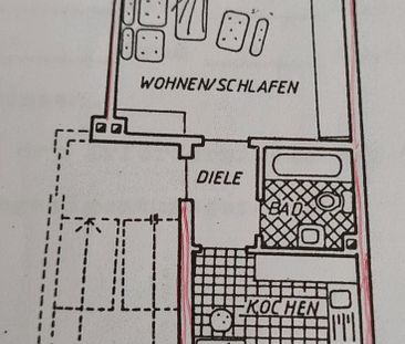 Wohnung 1,5 Zimmer - Foto 1
