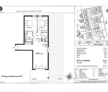 Location Appartement 3 pièces 66m² VILLENEUVE TOLOSANE 31270 - Photo 2