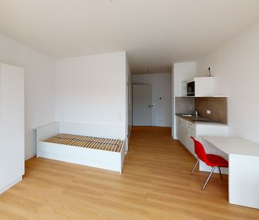 Teilmöbliertes 1-Zimmer-Apartment mit Einbauküche und Balkon - Photo 4