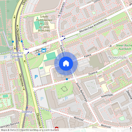 Warszawa, M., Warszawa, Wola, Muranów, Dzielna