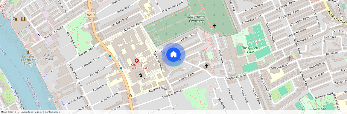 Margravine Road, Hammersmith, London