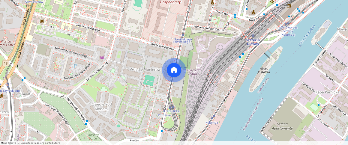 Centrum, ul. Potulicka, Szczecin