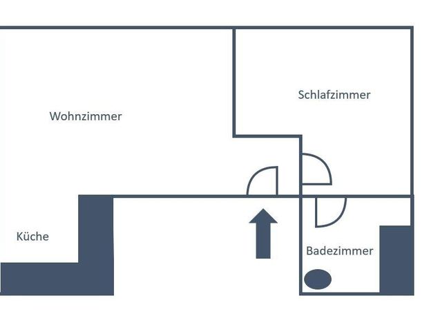 Moderne Zwei-Zimmer-Wohnung in ruhiger Lage - Photo 1