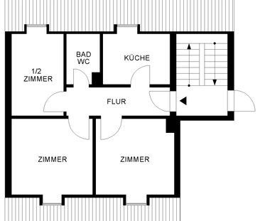 Dachgeschosswohnung in der Innenstadt // DG rechts - Foto 1