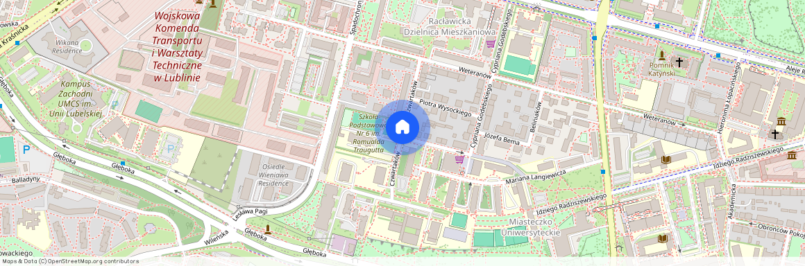 ul. Miasteczko Akademickie, Wieniawa, Lublin, lubelskie