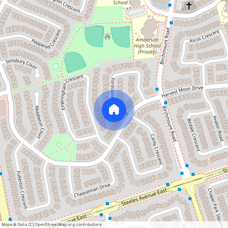 4 Fordcombe Crescent Unit# Upper, Markham