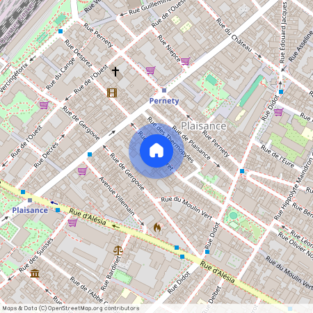 Appartement à louer rue Boyer Barret, Paris 14ème