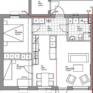 Skolgatan 3 C - Foto 2