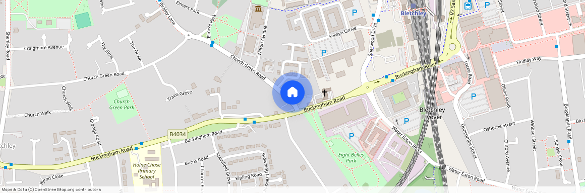 A Room in Church Green Road, Bletchley