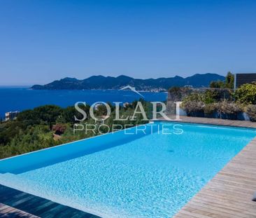 Villa avec piscine et vue époustouflante dans la baie de Cannes - Photo 1