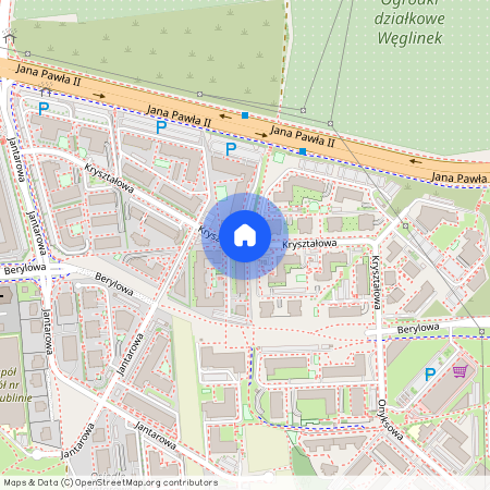 ul. Kryształowa, Węglin Południowy, Lublin, lubelskie