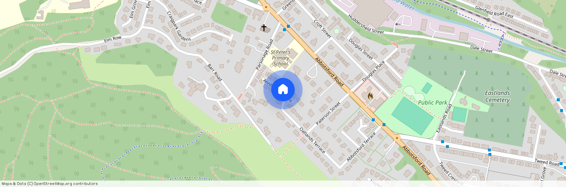 Annfield Gardens, Galashiels, Selkirkshire, TD1