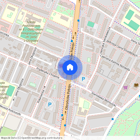 ul. Obrońców Pokoju, Głogów, głogowski, dolnośląskie