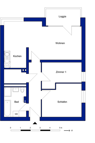 Offenes Wohnen, stilvolles Bad und Blick ins Grüne – jetzt entdecken! - Photo 5