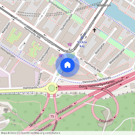 Södra Hammarbyhamnen, Stockholm, Lugnets Allé 14