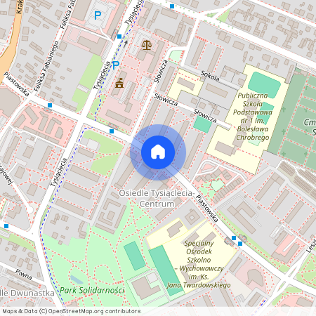 ul. Piastowska, Radomsko, radomszczański, łódzkie