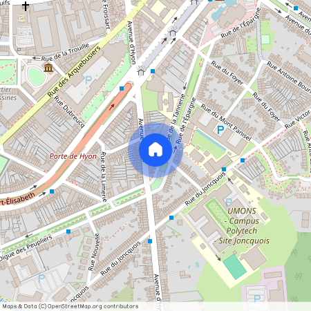 Avenue D'hyon, 51, 7000, Mons