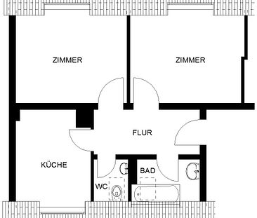 Dachgeschosswohnung in ruhiger Wohnlage - Foto 4