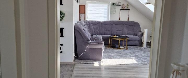 Tolle Dachzimmerwohnung in 31626 Haßbergen zu vermieten,01.11.25 - Foto 1