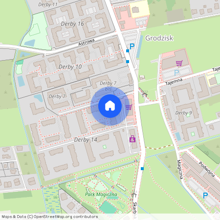 ul. Skarbka z Gór, Grodzisk, Białołęka, Warszawa, mazowieckie