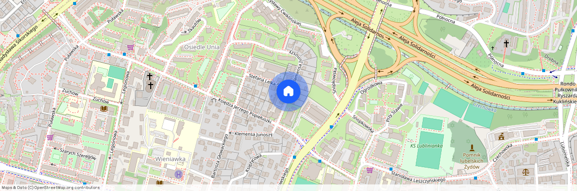 ul. Klemensa Junoszy, Wieniawa, Lublin, lubelskie
