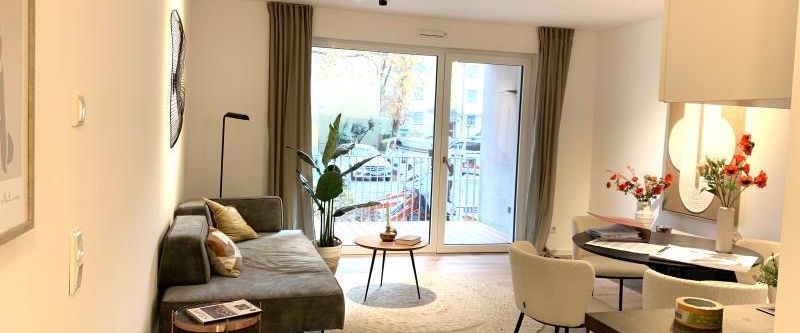 N-Schweinau: Erstbezug! Moderne, sehr schöne 2-Zi-Whg. im EG mit EBK, Balkon, Aufzug - Photo 1