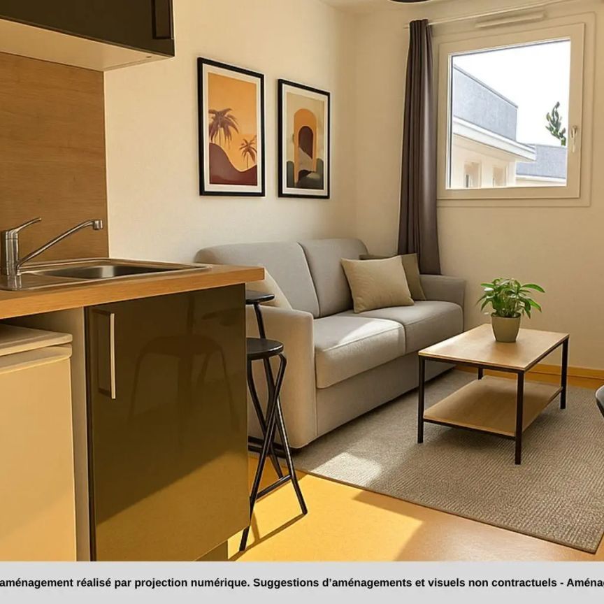 Appartement à louer 1 pièce 18.47m² - Photo 1