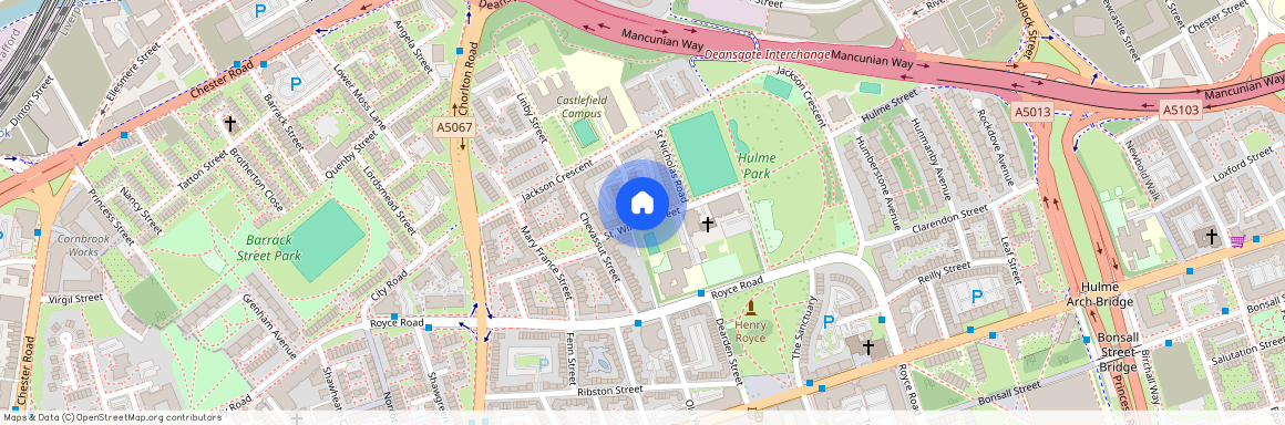 St. Wilfrids Street, Hulme, Manchester. M15 5XE