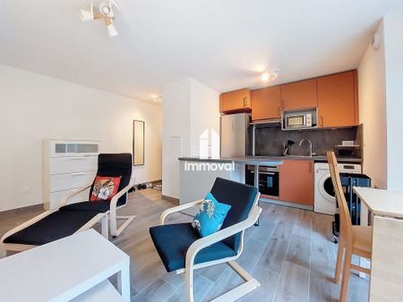 OSTWALD - 2 pces meublé neuf 38.80m² parking jardin - Photo 3