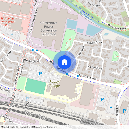 Tainter Close, Rugby