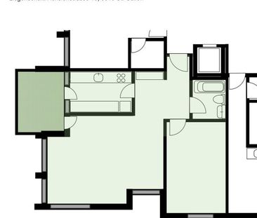 2.5 Zimmer, 73 m², EG - Foto 4
