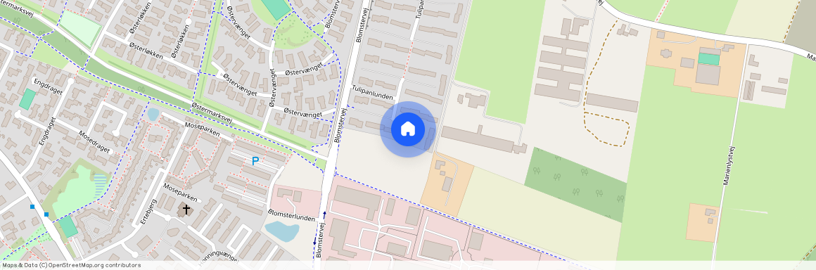 Tulipanhusene, Tulipanlunden 96, 1. sal tv.