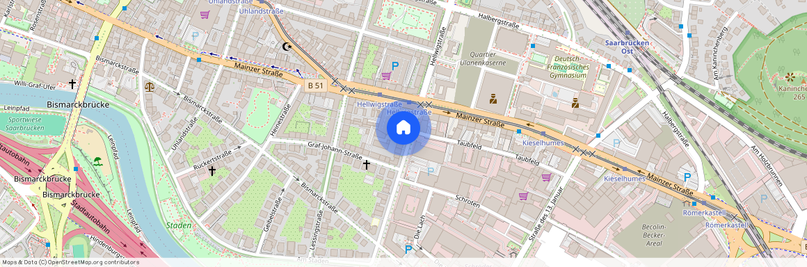 Etagenwohnung, Wohnung, Heinrich-Böcking-Straße 23-25, 66121 Saarbrücken