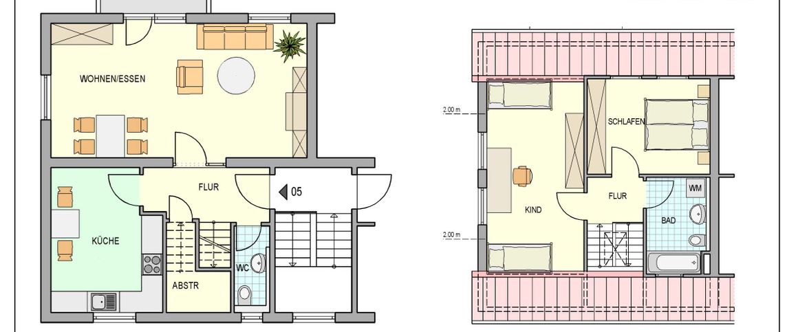 Familienglück auf zwei Etagen: 3-Zimmer-Maisonettewohnung - Foto 1