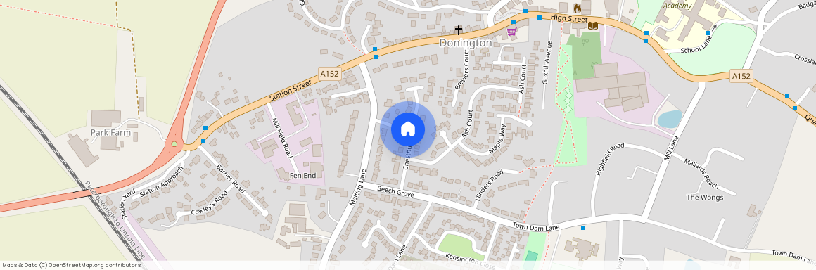 Chestnut Avenue, Donington, PE11