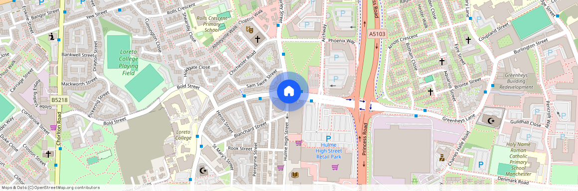 Greenheys Lane West, Hulme, Manchester, M15