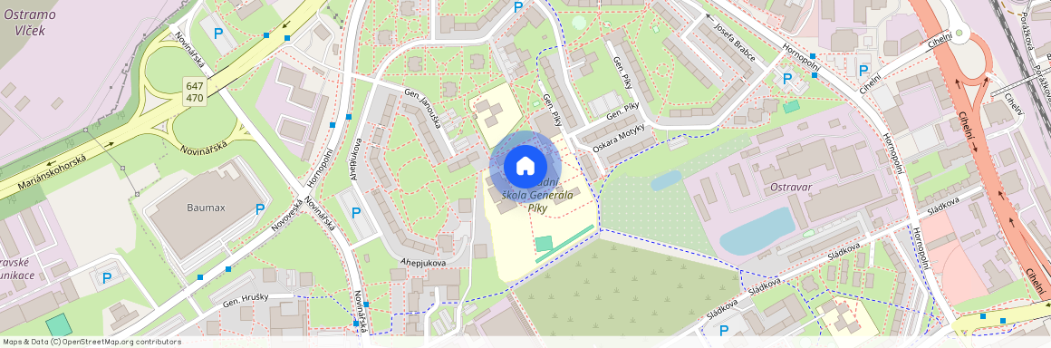 Gen. Píky, Ostrava - Moravská Ostrava, Moravskoslezský kraj