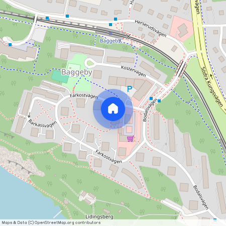 Baggeby, Lidingö, Stockholm, BAGGEBYTORGET 2