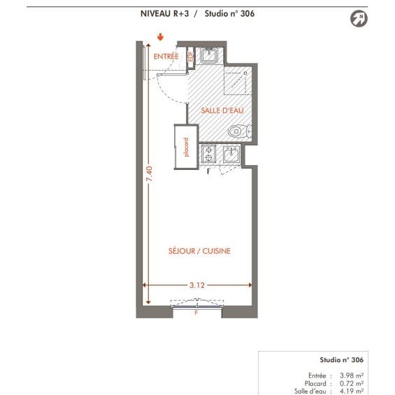 Location Appartement 1 pièce 21m² CENON 33150 - Photo 1