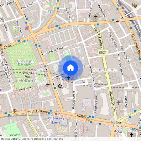 Baldwins Gardens, EC1, London