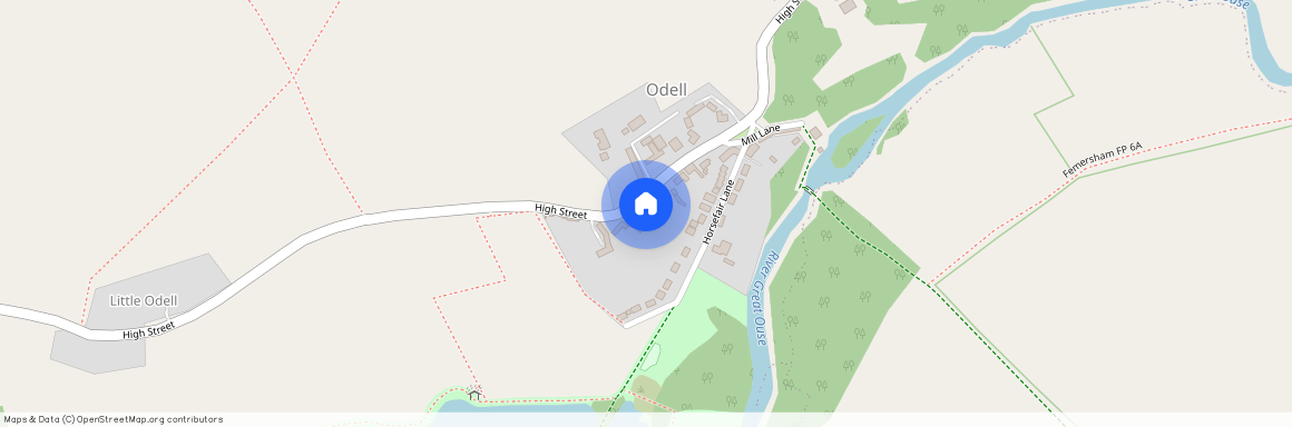 High Street, Odell, Bedford, Bedfordshire, MK43