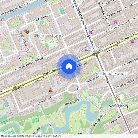 Overtoom 127-B, Vondelparkbuurt-Midden, 1054HE, Amsterdam