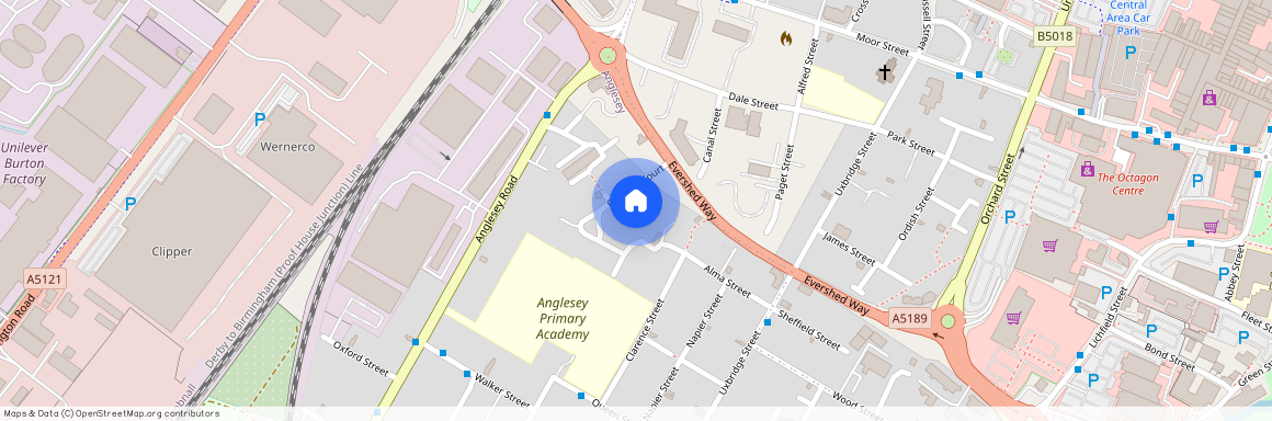 Caroline Court, Staffordshire DE14