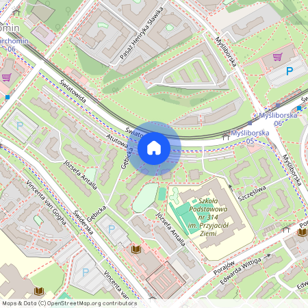 ul. Atutowa, Tarchomin, Białołęka, Warszawa, mazowieckie